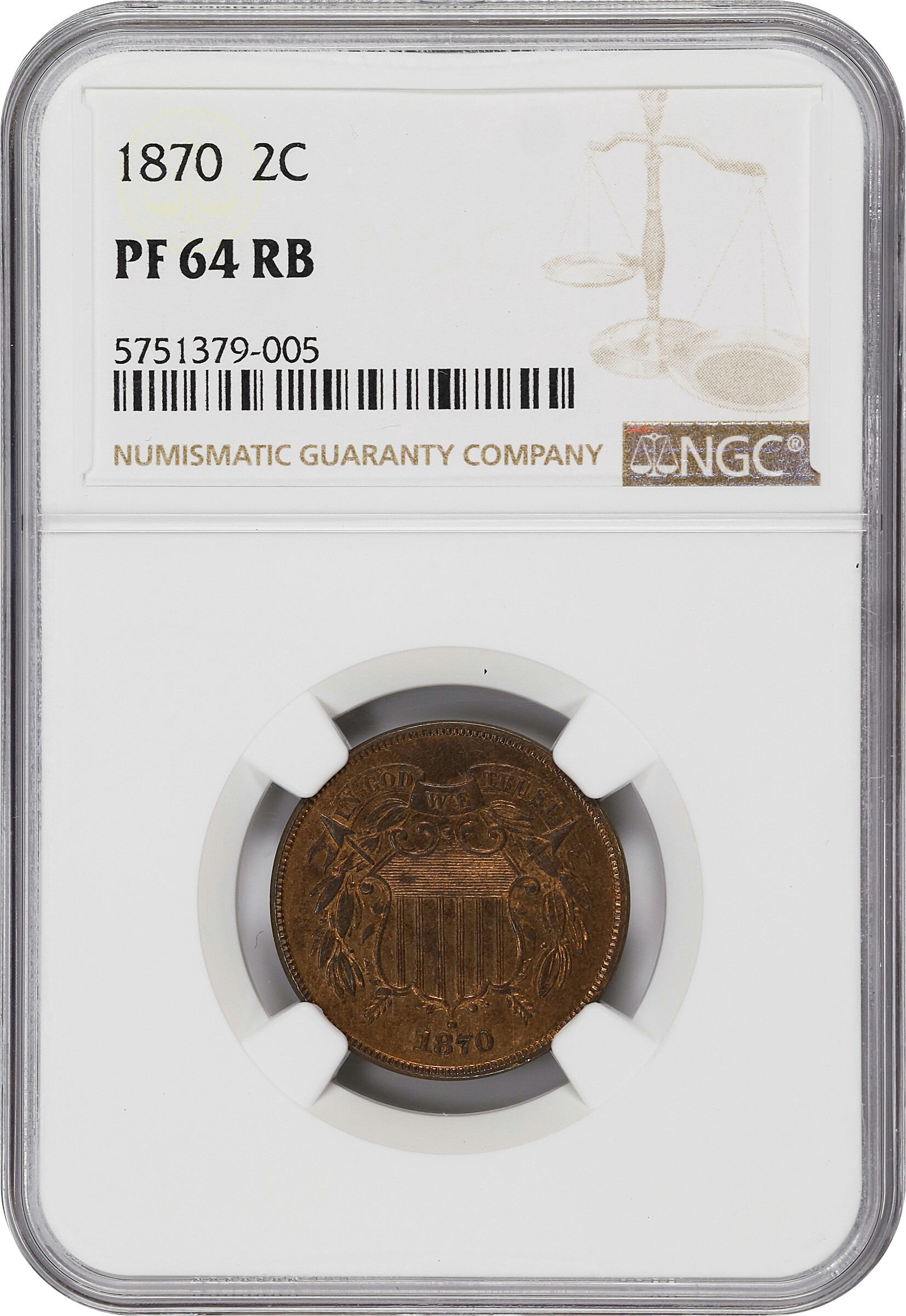 1870 2c PR RB PR64 RB thumbnail 6