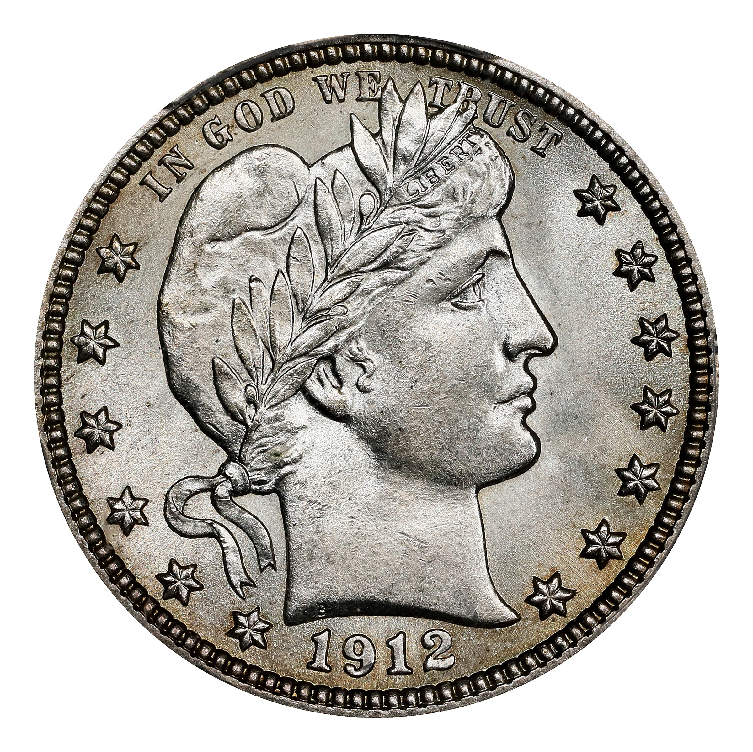 1912 Barber Quarter. MS-66 (PCGS). CMQ.