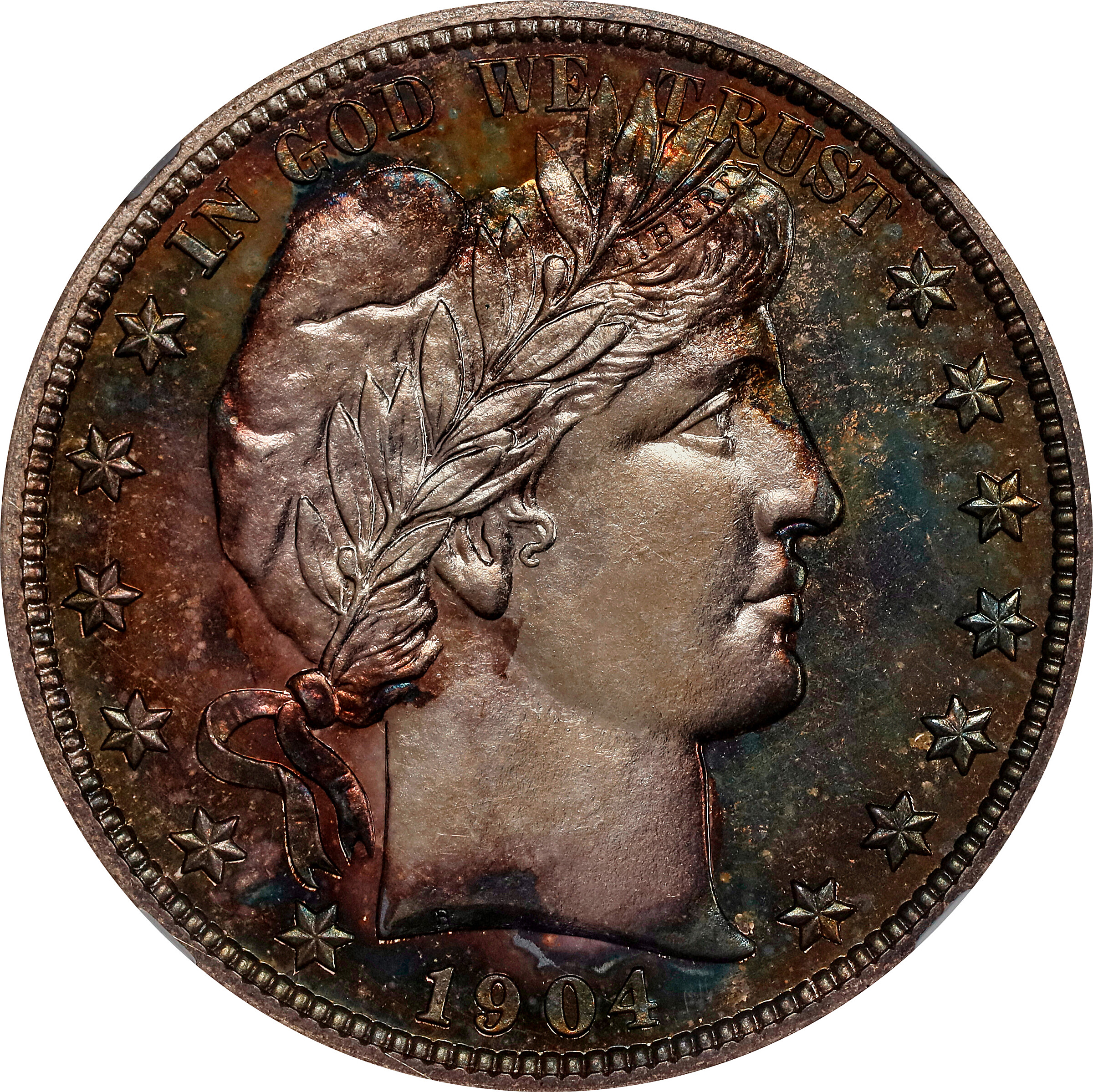 1904 Barber Half Dollar. Proof-65 (NGC).