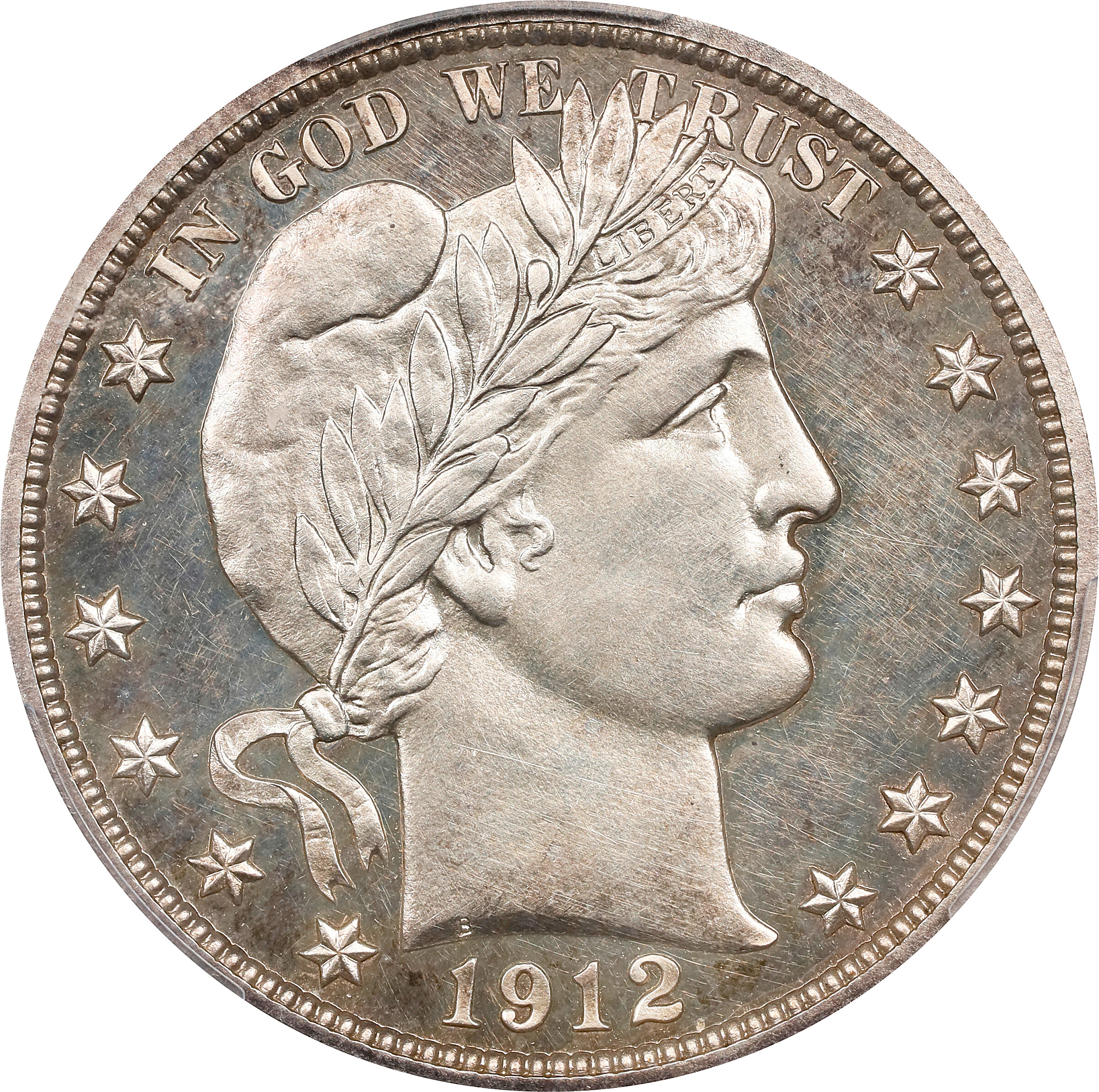 1912 Barber Half Dollar. Proof-62 (PCGS).
