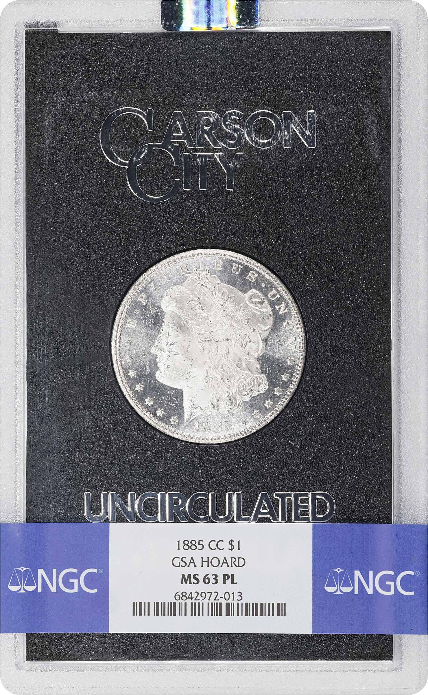 1885-CC $1  GSA Hoard, Hard package MS PL MS66 PL thumbnail 21