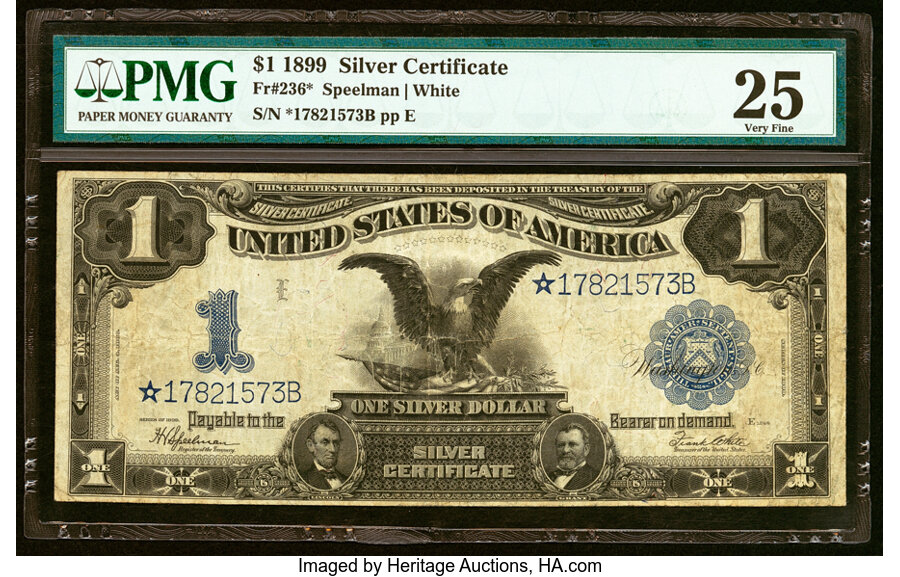 1899 $1 Replacement (Fr. 236*)