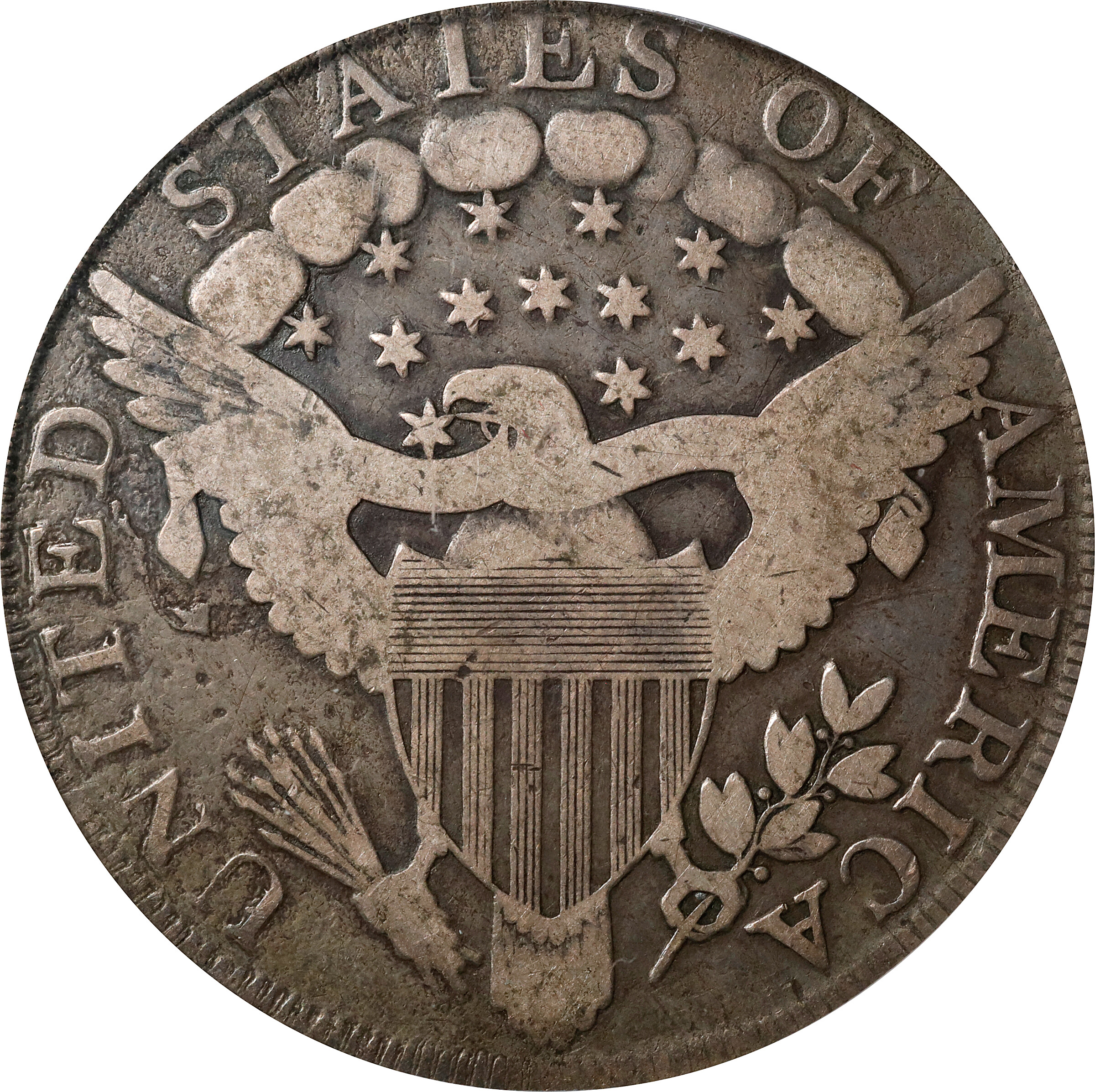 1800 $1  Dotted Date AG3 CAC thumbnail 6
