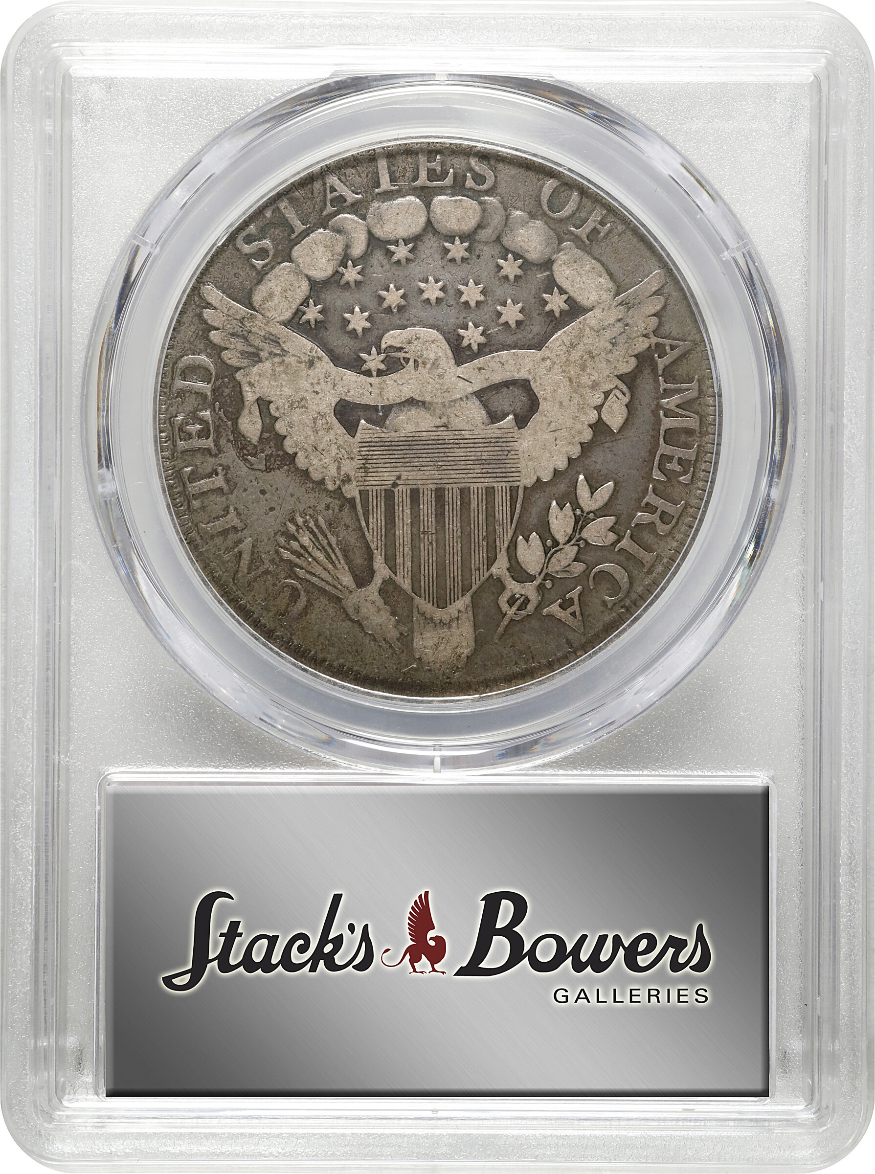 1800 $1  Dotted Date AG3 CAC thumbnail 8