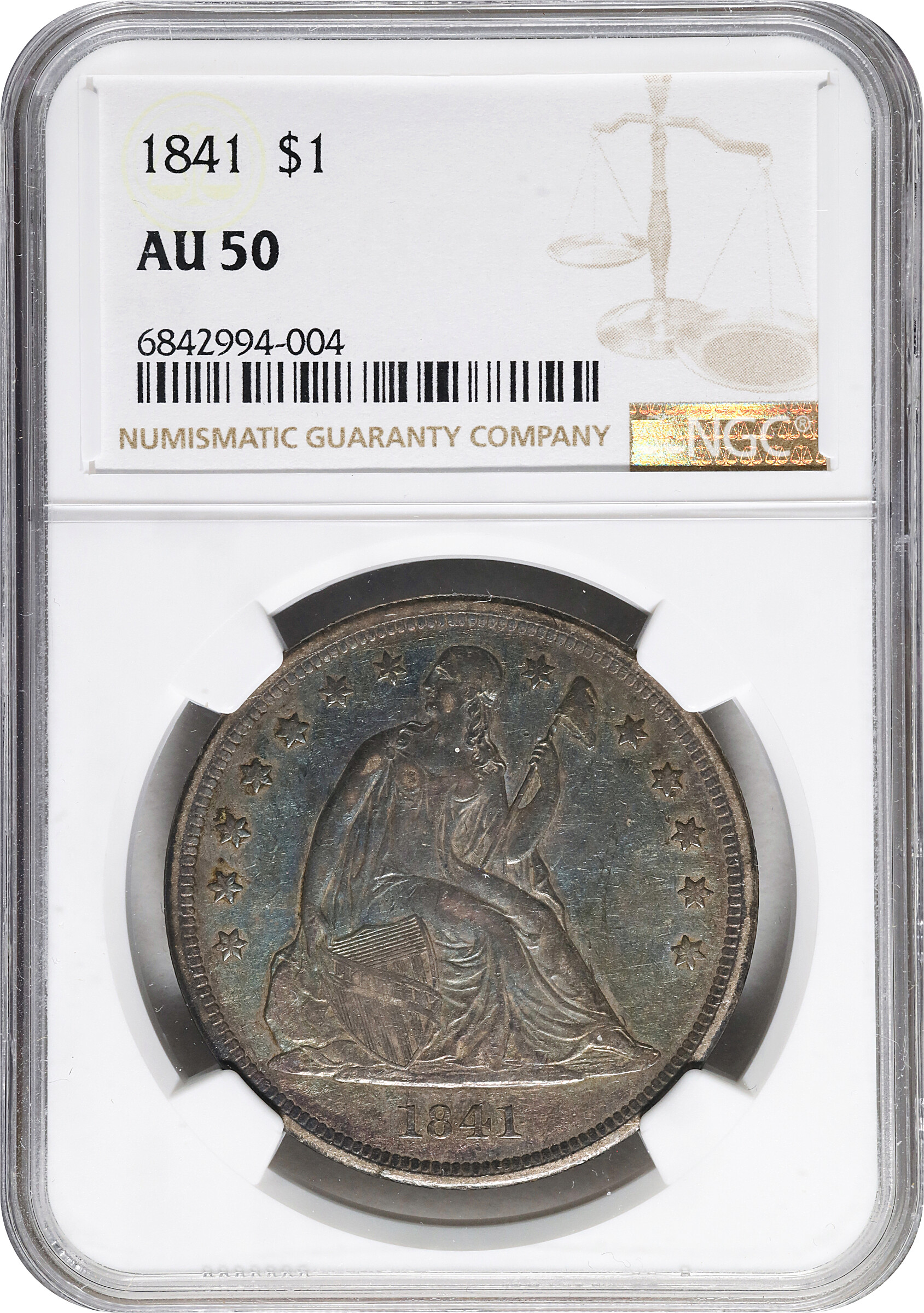 1841 $1 MS60 thumbnail 25
