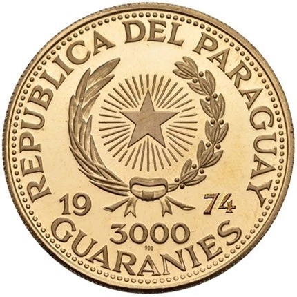 1974 3000 Gu Krupp VDM Stuttgart (Proof) PR