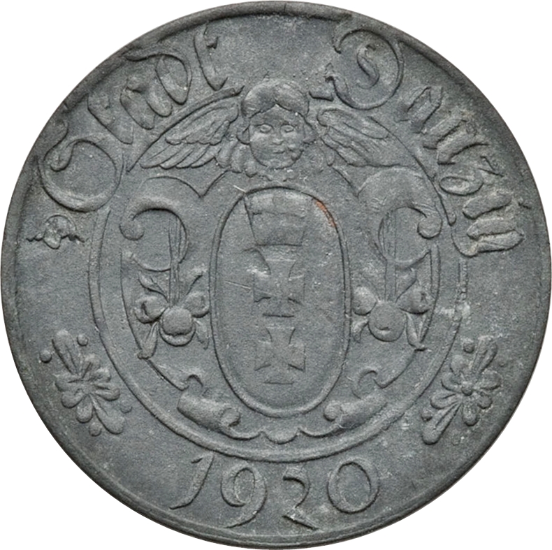 1920 10 Pf large numbers MS