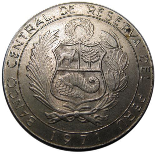 1971 LIMA 5 So mintmark in monogram MS