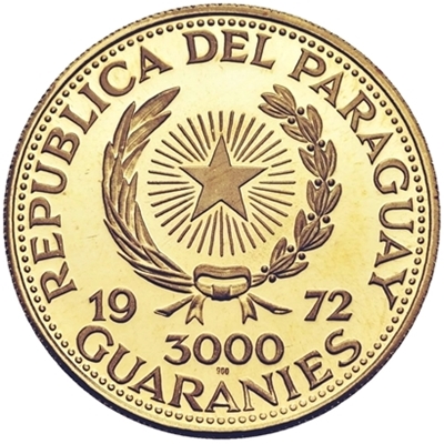 1972 3000 Gu Krupp VDM Stuttgart (Proof) PR
