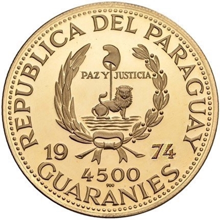 1974 4500 Gu Krupp VDM Stuttgart (Proof) PR