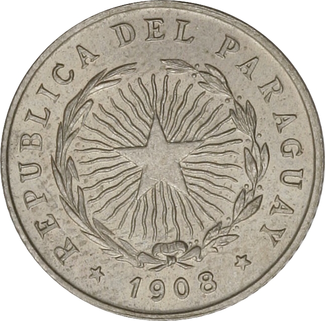 1908 10 Ce Casa de Moneda de la República Argentina MS