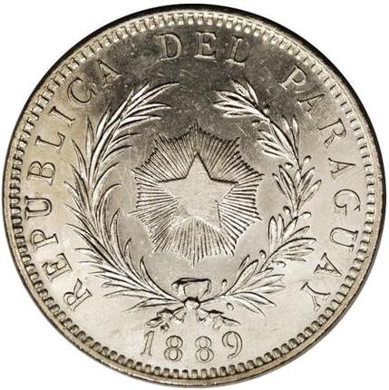 1889 1 Pe Casa de Moneda de la República Argentina MS
