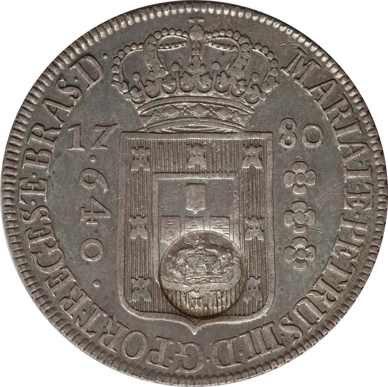 1887-1887 600 Ré AG# L1 25.10 (1695-1702-Pedro II) MS