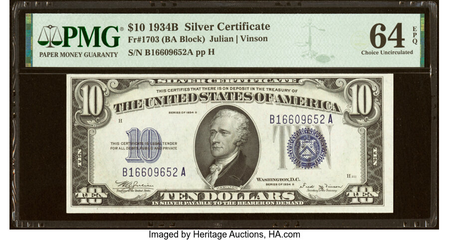 1934B $10  (Fr. 1703) thumbnail 14