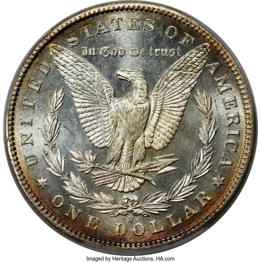 1899-S $1 MS64 Deep Mirror Prooflike PCGS....