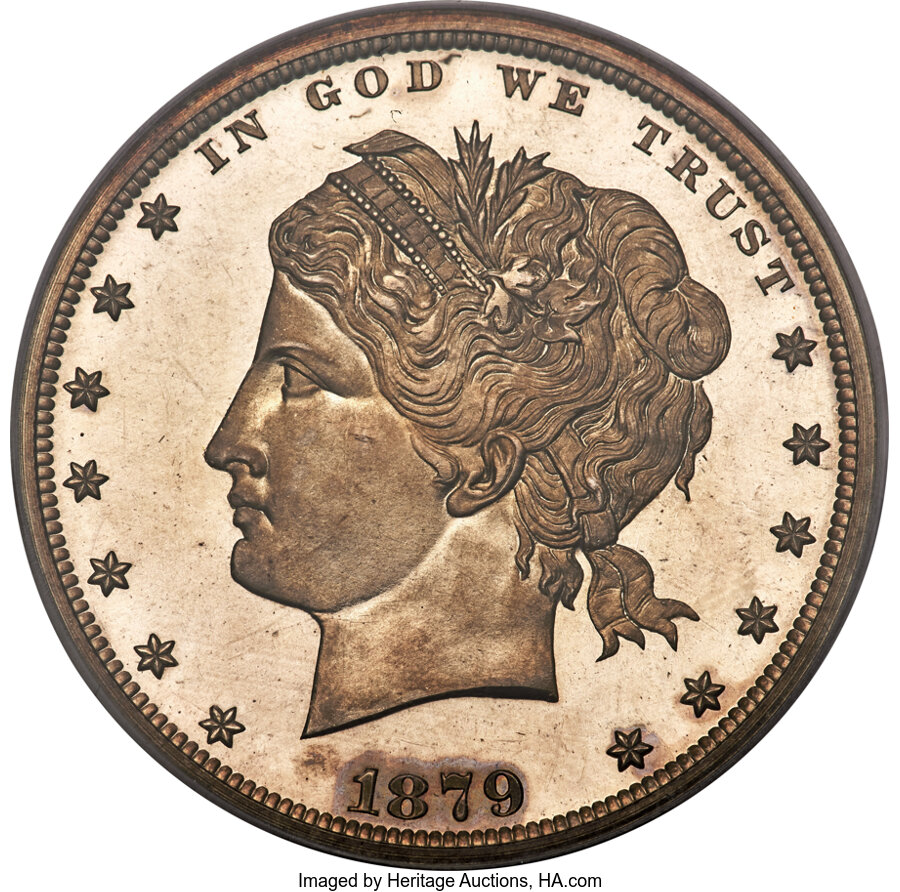 1879 $1 Silver Dollar, Judd-1605, Pollock-1801, Low R.7, PR66 PCGS....