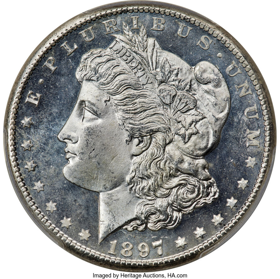 1897-S $1 MS66+ Deep Mirror Prooflike PCGS....