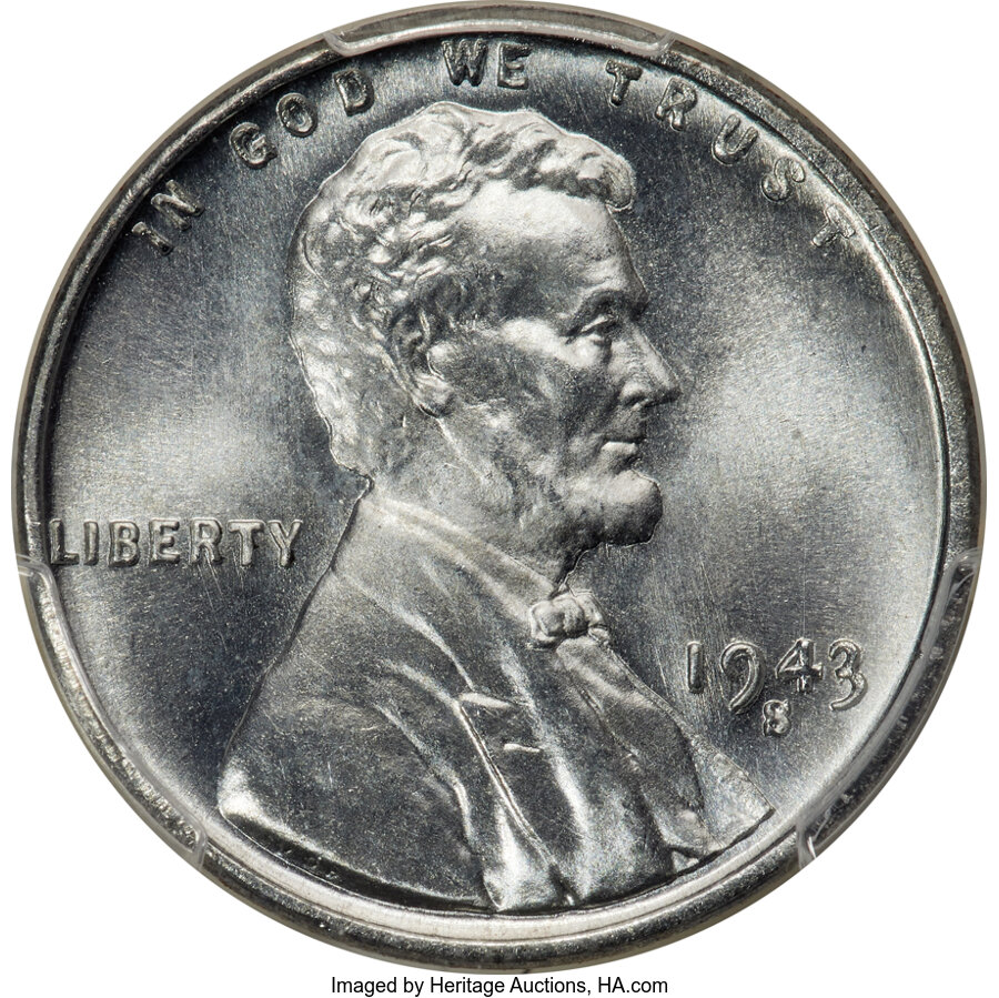 1943/2-S 1C Doubled Die Obverse, FS-101, MS68 PCGS....