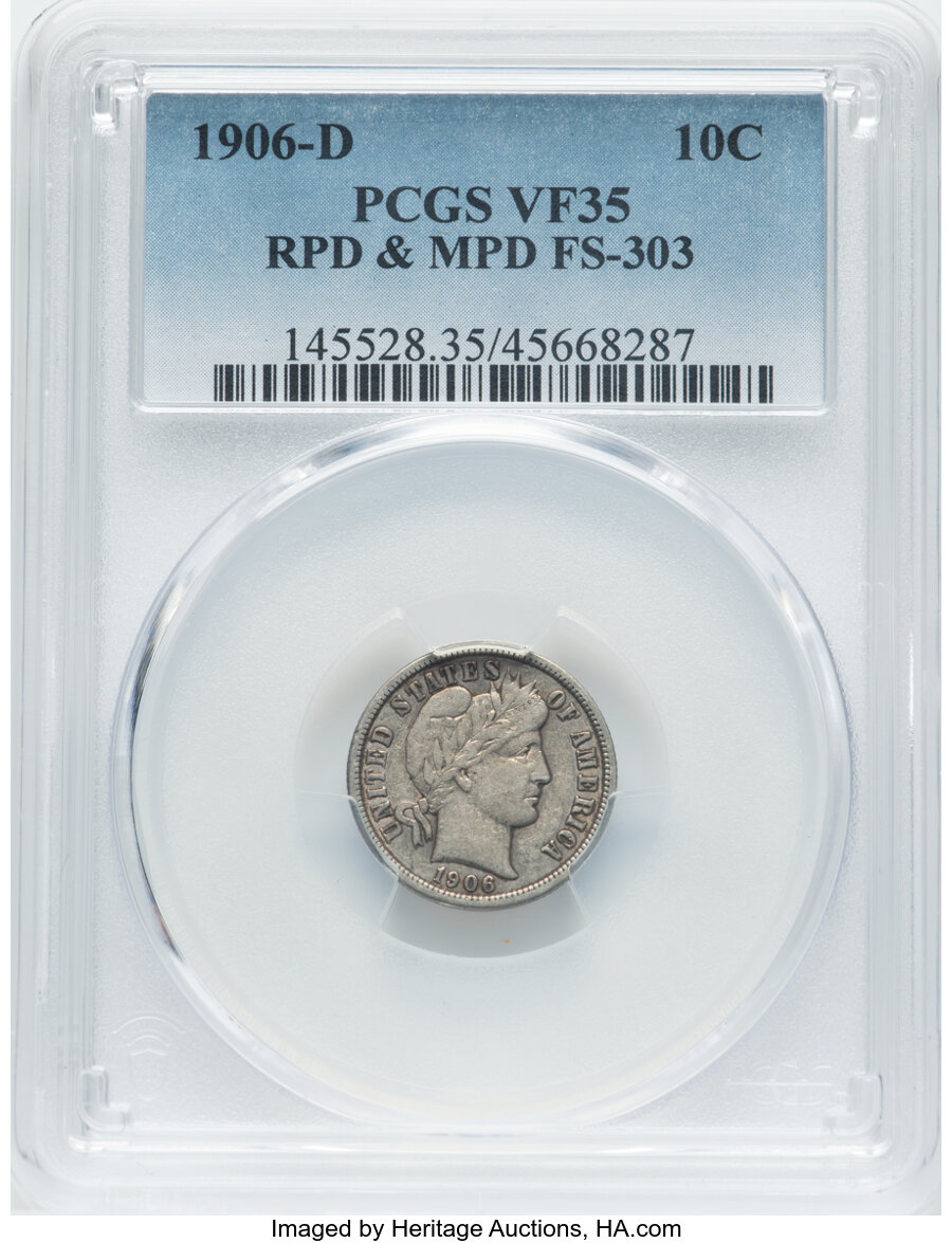 1906-D/D 10c RPD & RPM, FS-303 MS