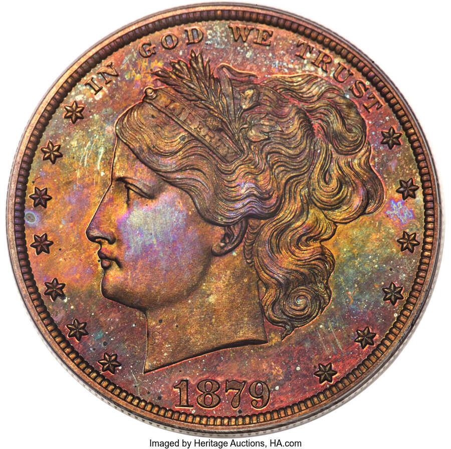 1879 $1 Washlady Dollar, Judd-1604, Pollock-1799, High R.6, PR66 Red and Brown PCGS. CAC....
