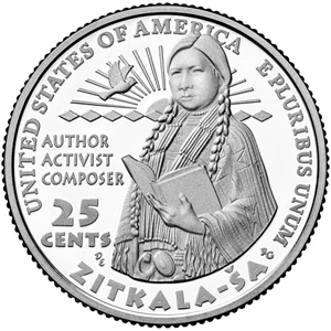image for: Zitkala-Ša proof quarter