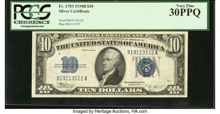 1934B $10  (Fr. 1703) thumbnail 12