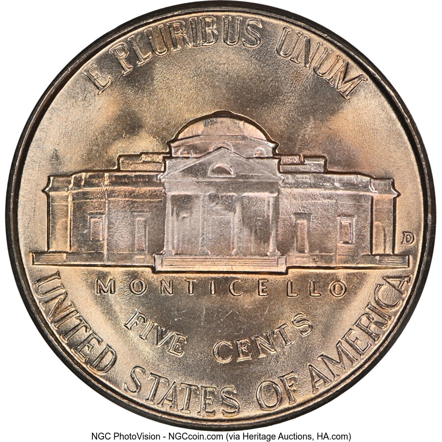 1940-D 5c MS FS MS68 FS thumbnail 4