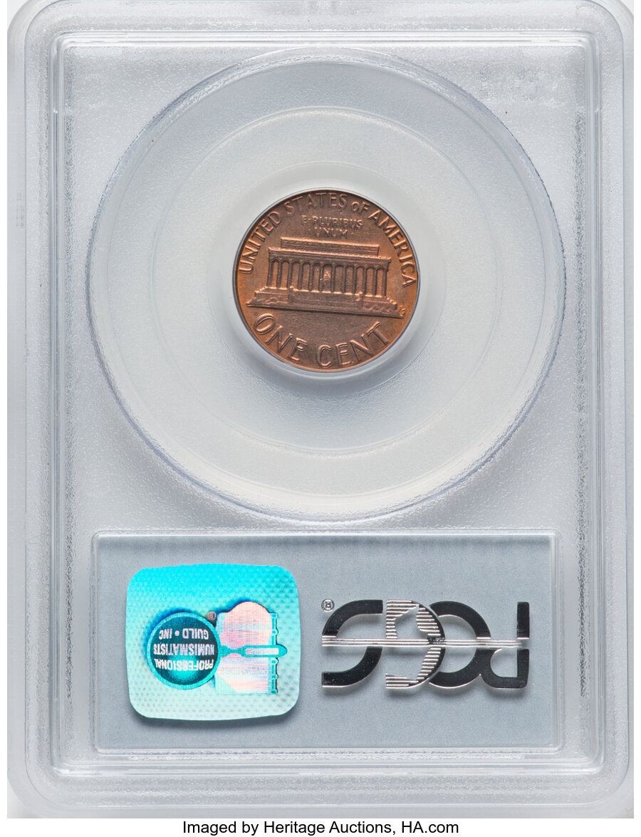 1983 1c Doubled Die Reverse, FS-802 MS RB MS66 RB thumbnail 22