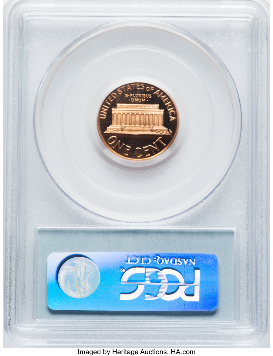 Lincoln Cent 1c Memorial Reverse, Zinc, 1983-2008 PR RD [Type] OGP thumbnail 22