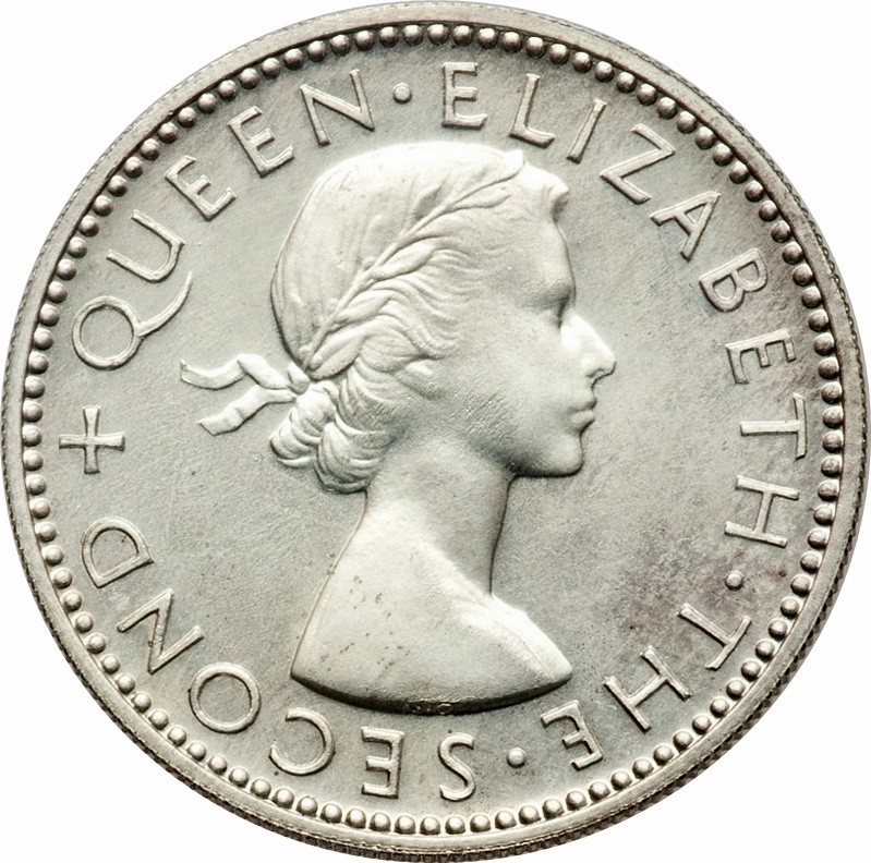 1955 1 Sh Proof PR