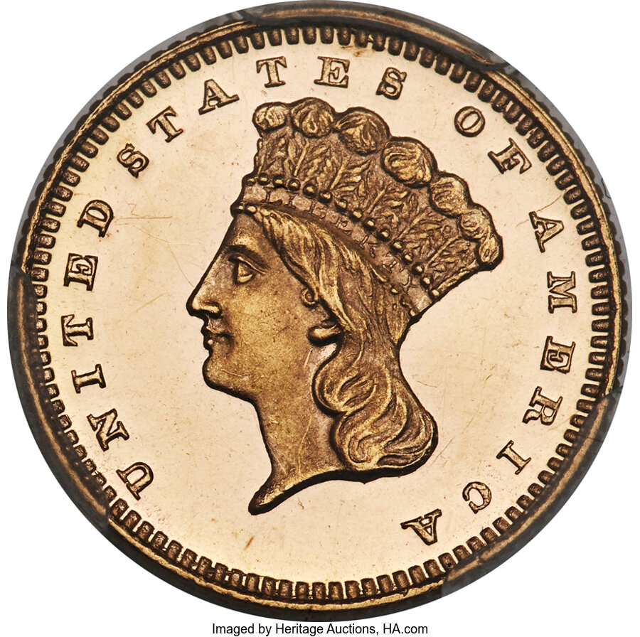 1868 G$1 MS DMPL