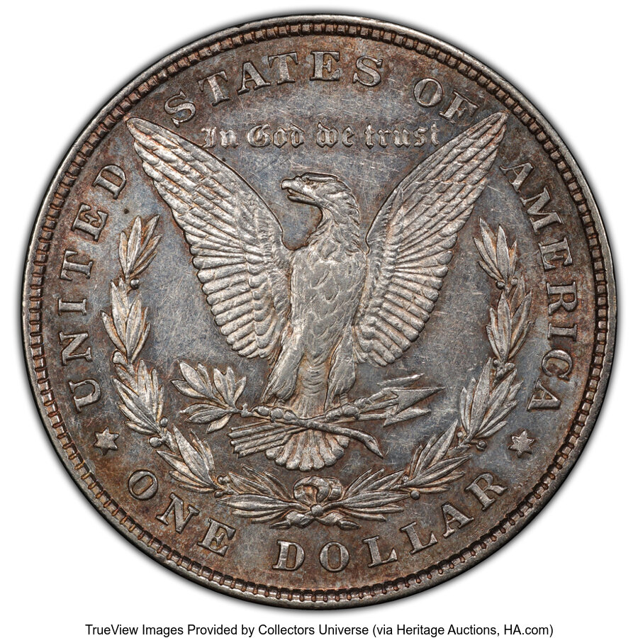 1878 8TF $1  Wild Lips, VAM-14.16 AU53 thumbnail 2