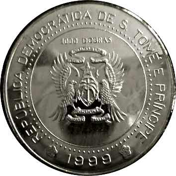 1999 1000 Do Proof with encased digital clock PR