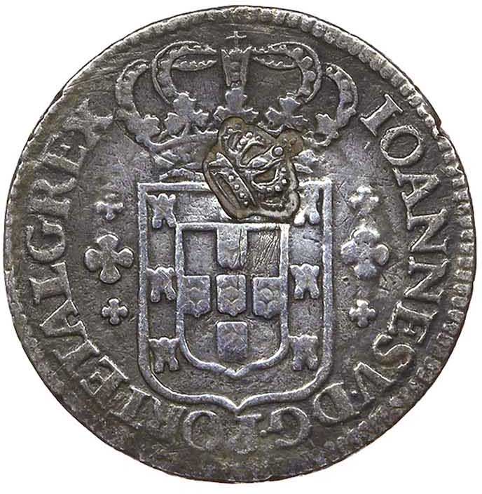 1854-1854 6 Vi Over coins from João Regent MS