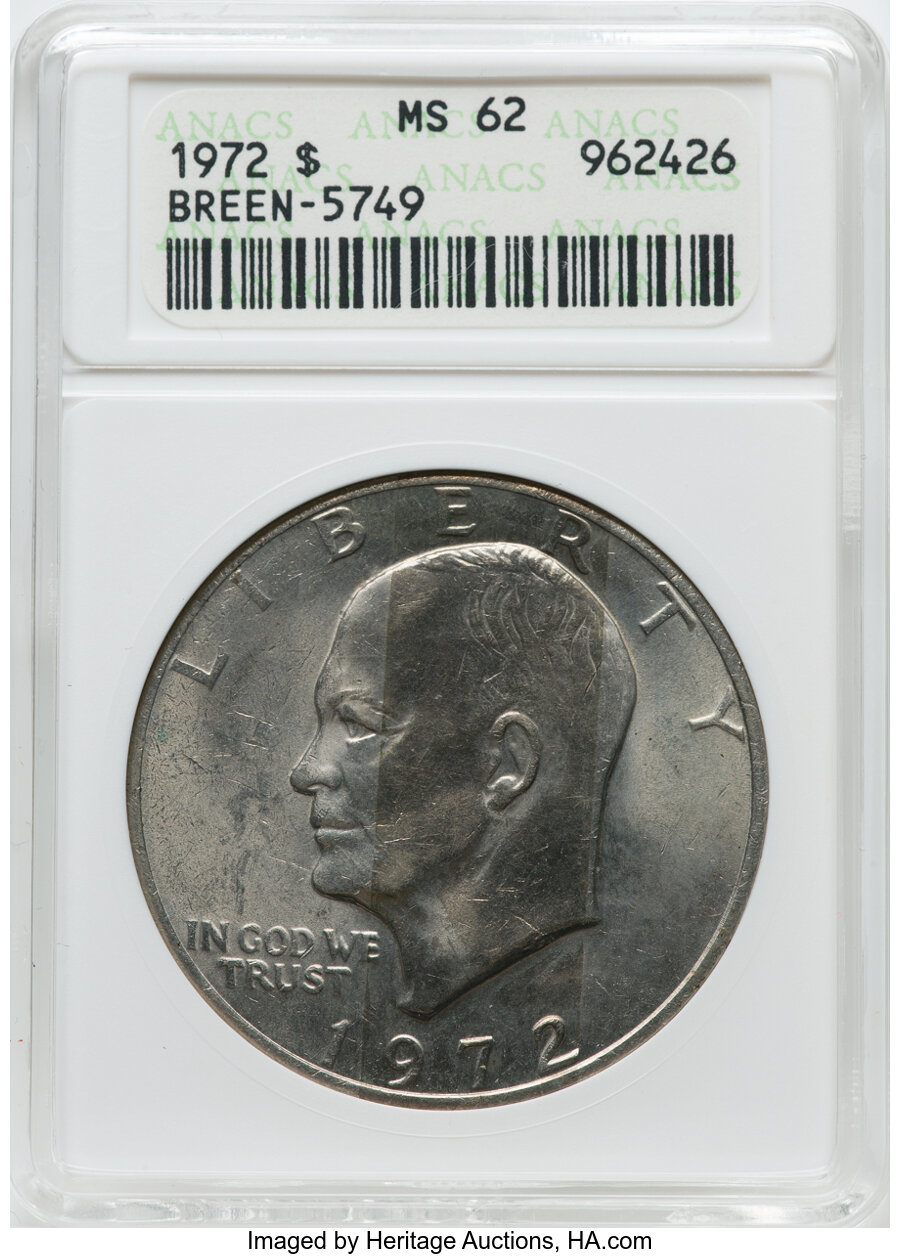 1972 Type 3 One Dollar MS Values | Greysheet