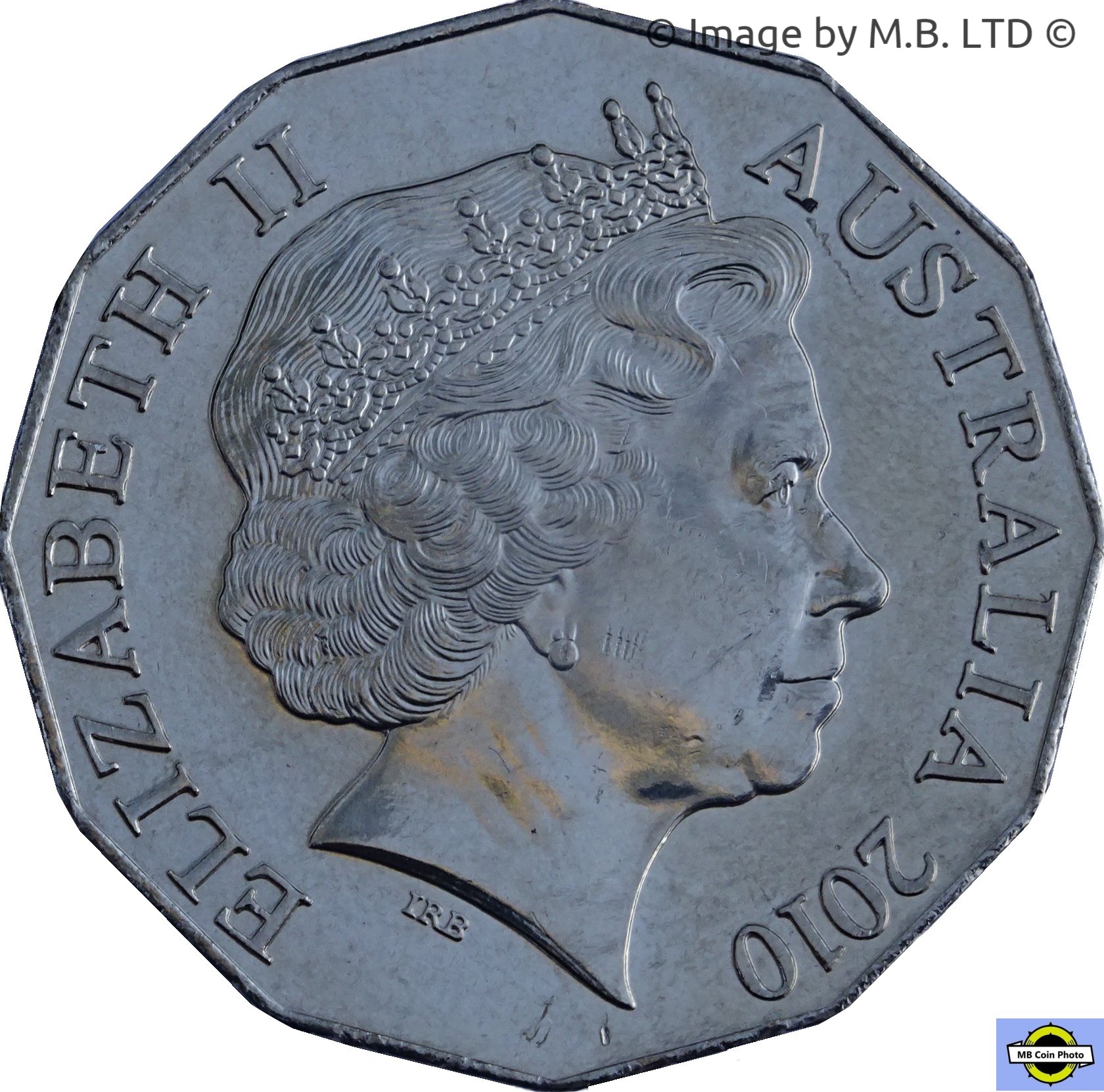 2010 50 Ce BU (Issued with Silver Coin) MS