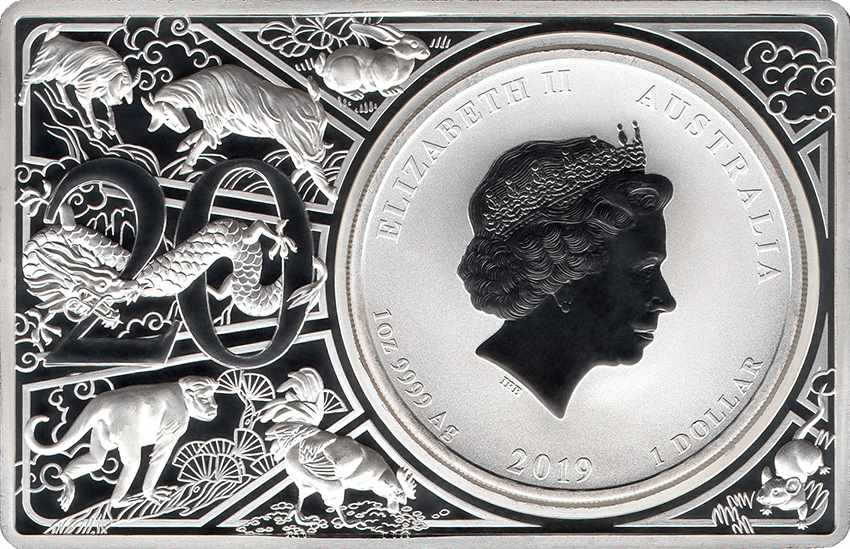 2019 P 1 Do BU Coin, Proof Like Bar PR