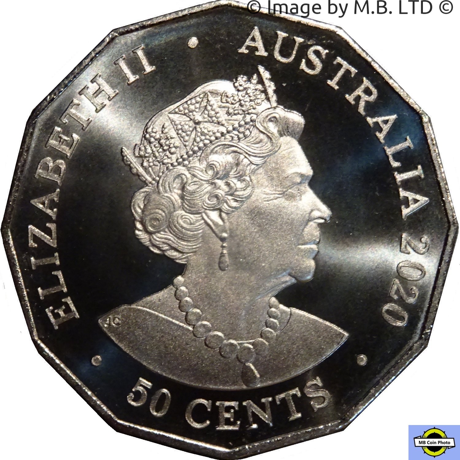 2020 50 Ce BU in Green Coincard MS