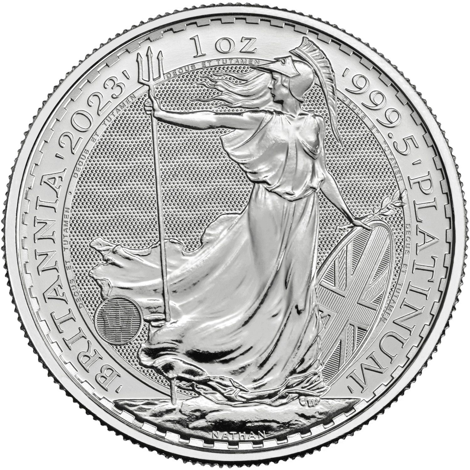 2023 £100 Platinum, Britannia MS