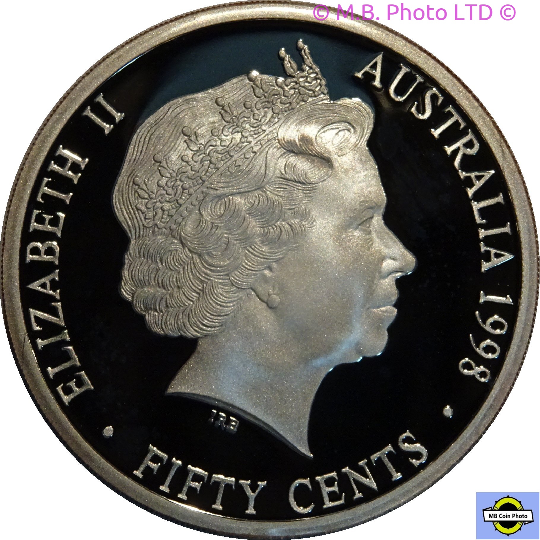 1998 50 Ce Proof - In Masterpieces in Silver Set PR