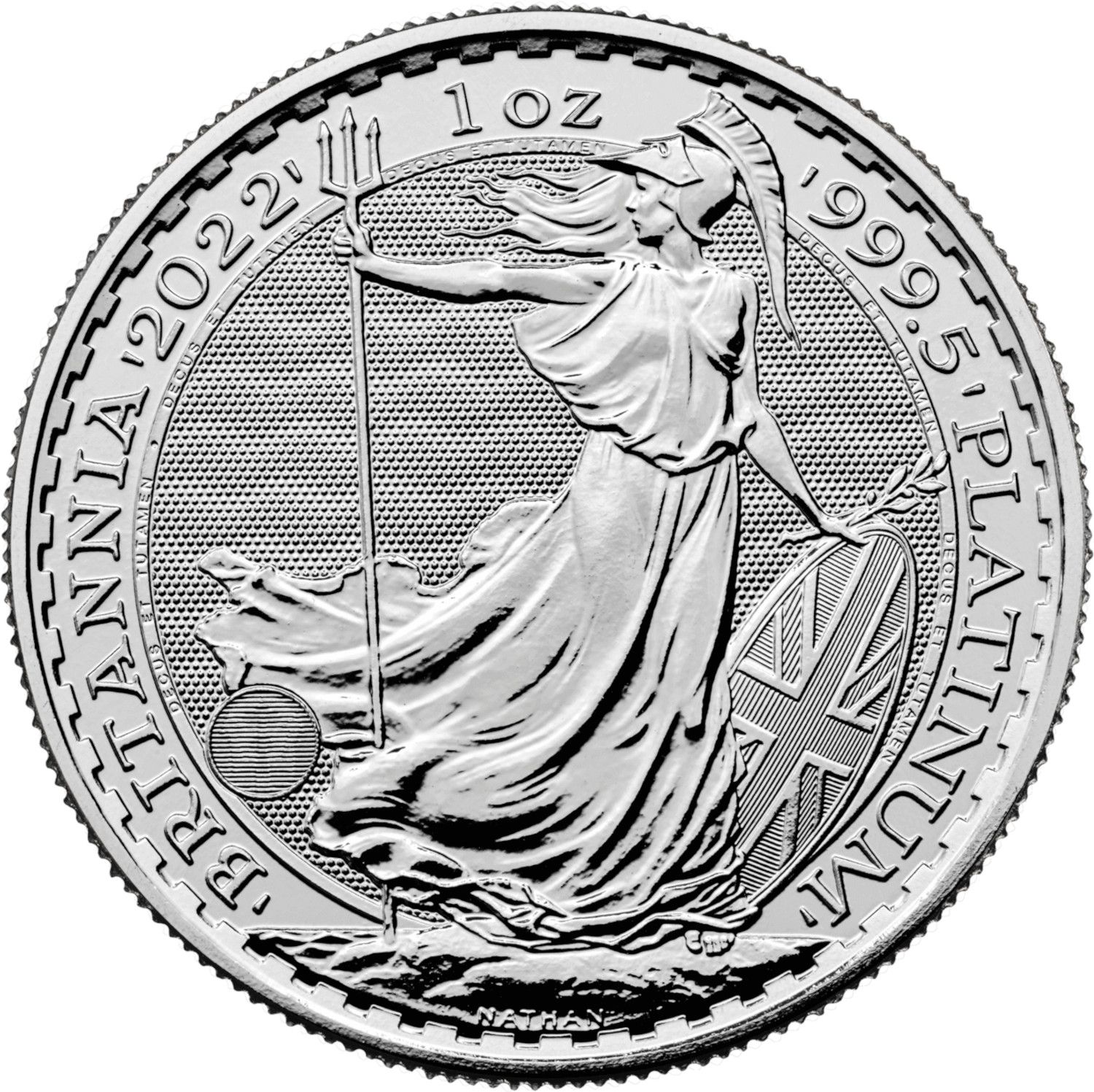 2022 £100 Platinum, Britannia MS