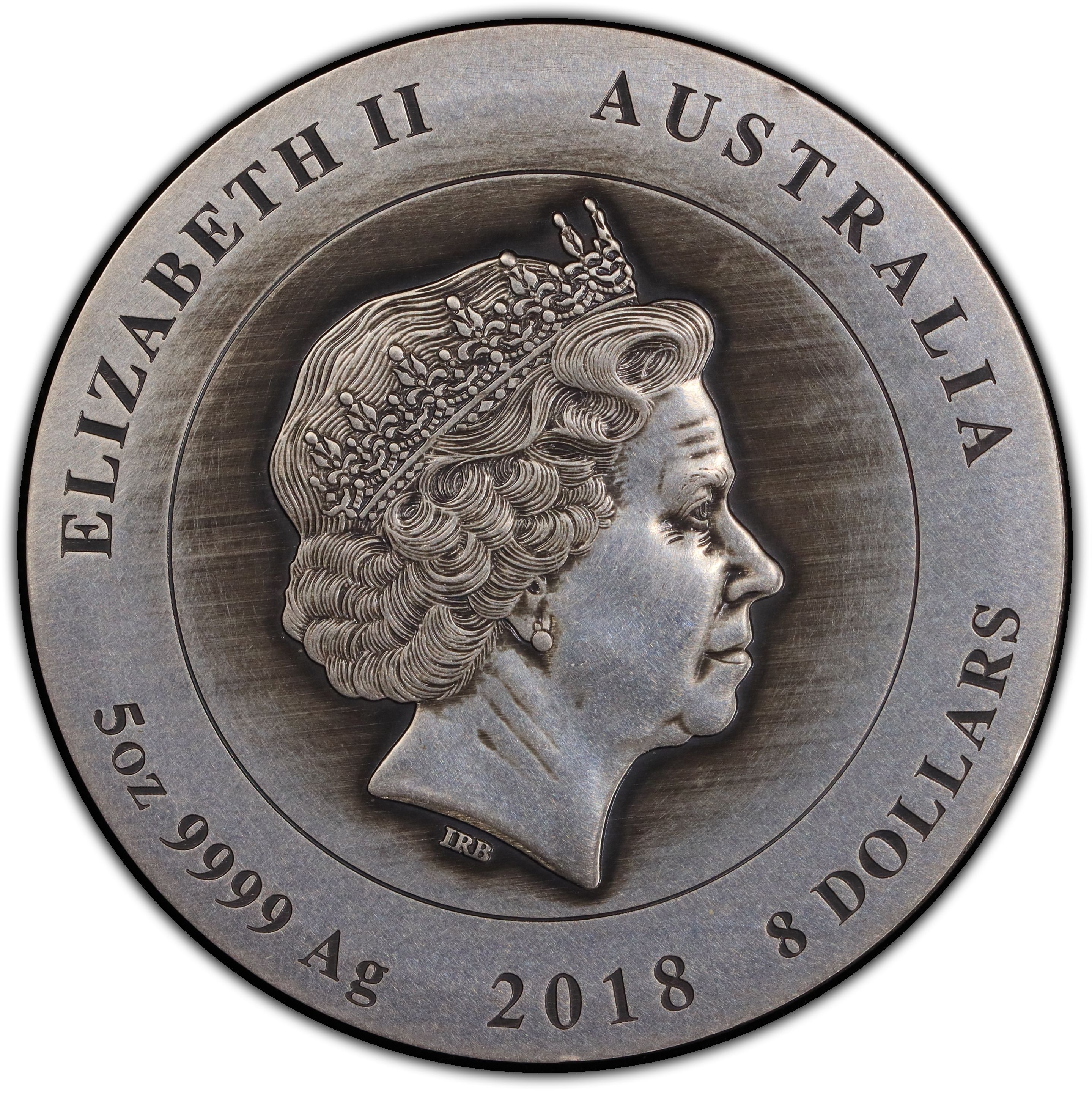 2018 P 8 Do BU - Antiqued MS