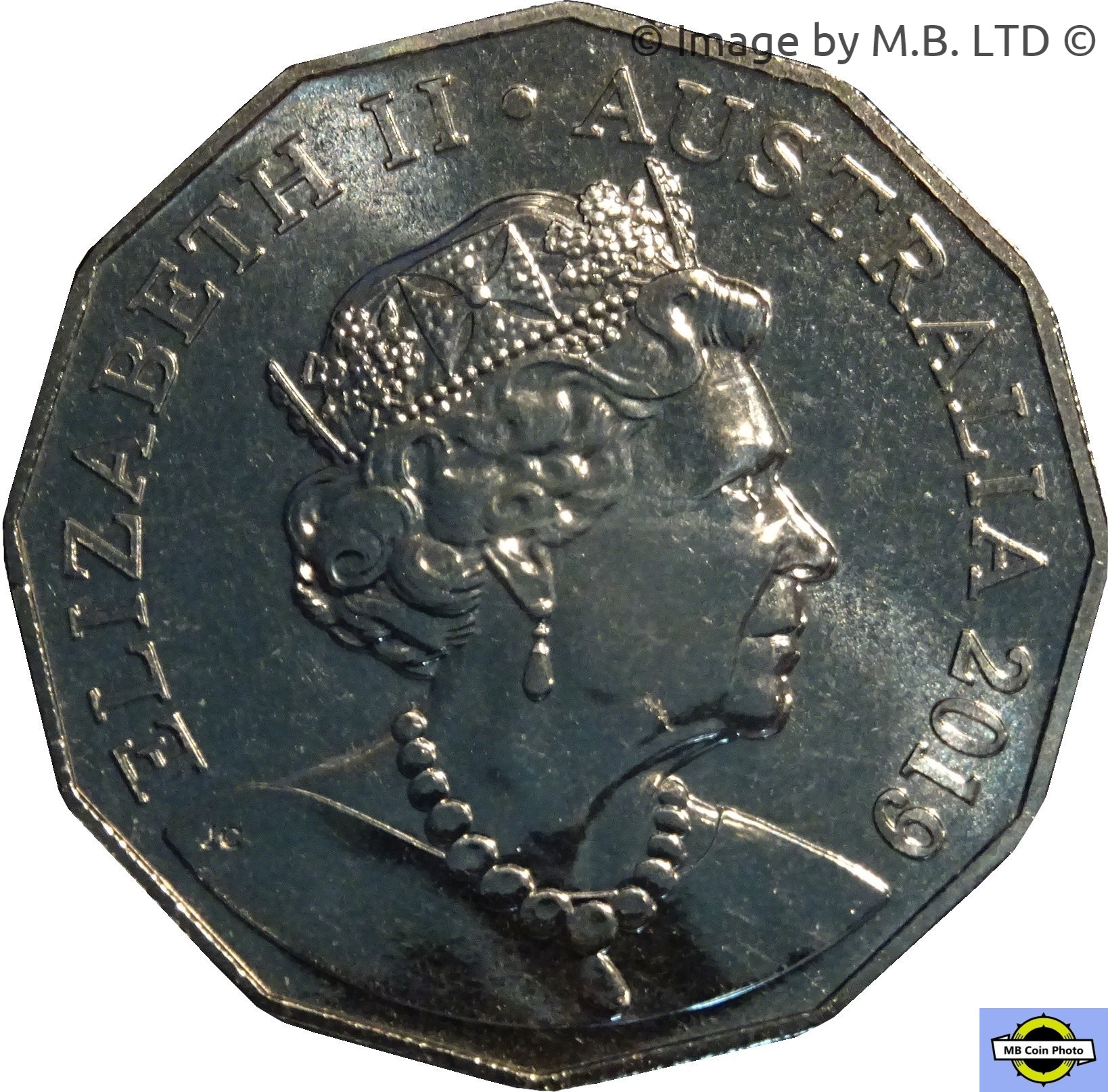 2019 50 Ce BU 50th Anniversary of Dodegagon 50c MS