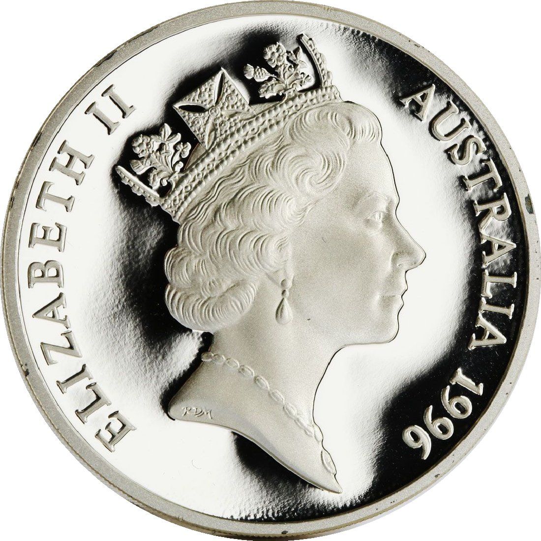 1996 5 Do Proof in Masterpieces in Silver Set PR