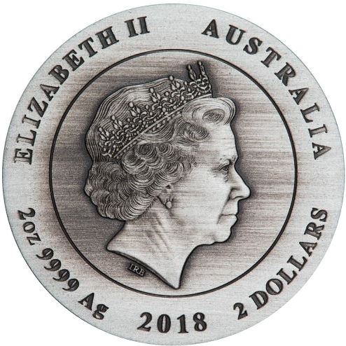 2018 P 2 Do BU - High Relief - Antiqued MS