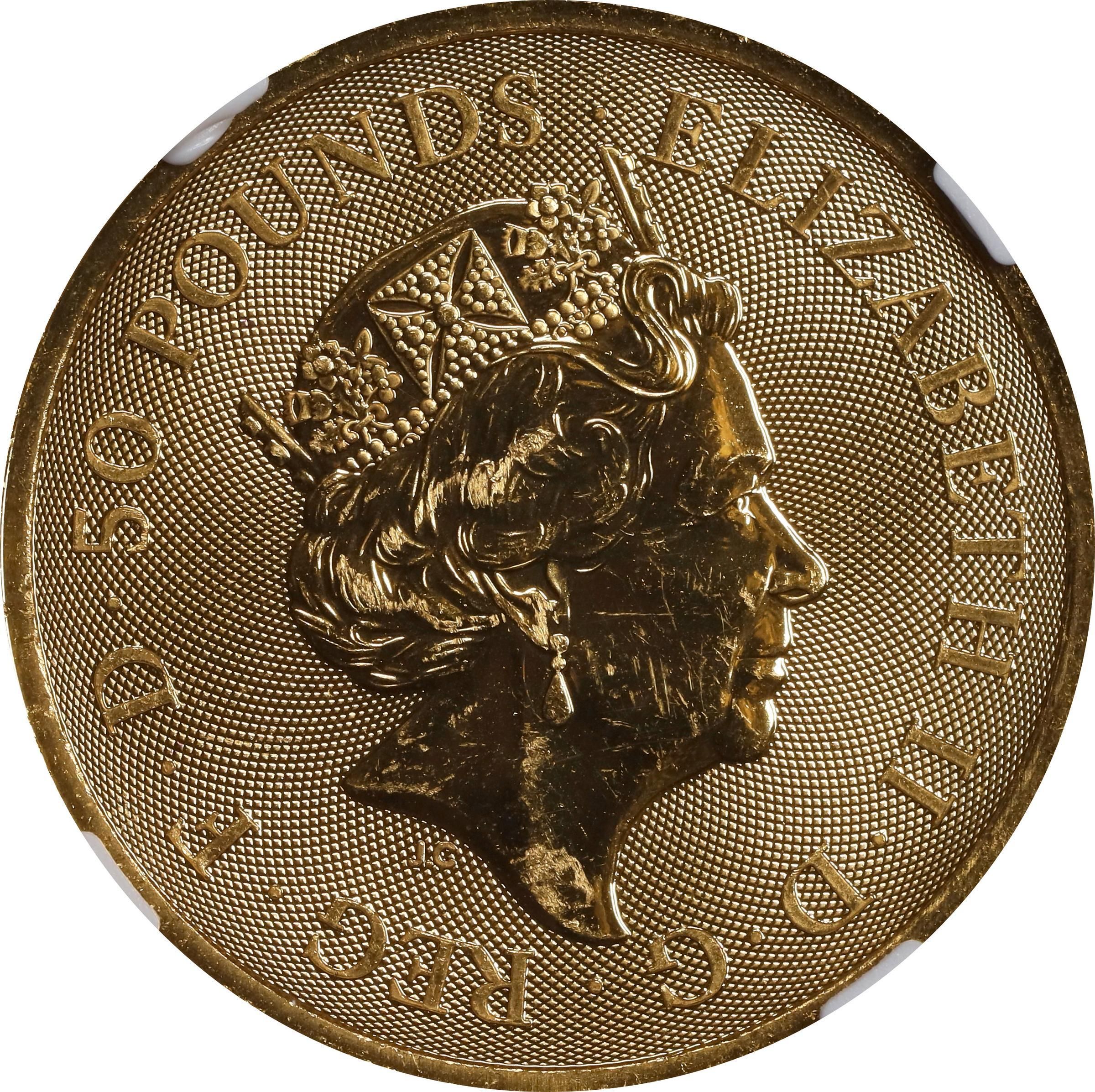 2022 £50 Gold MS