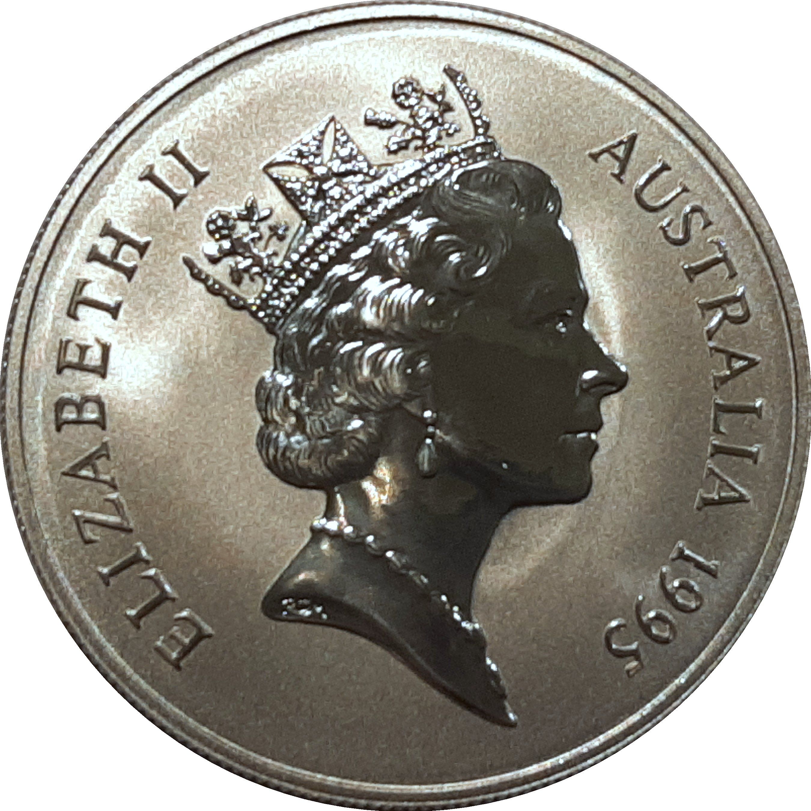 1995 C 1 Do BU Reverse Frosted - Interrupted Reeded Edge MS