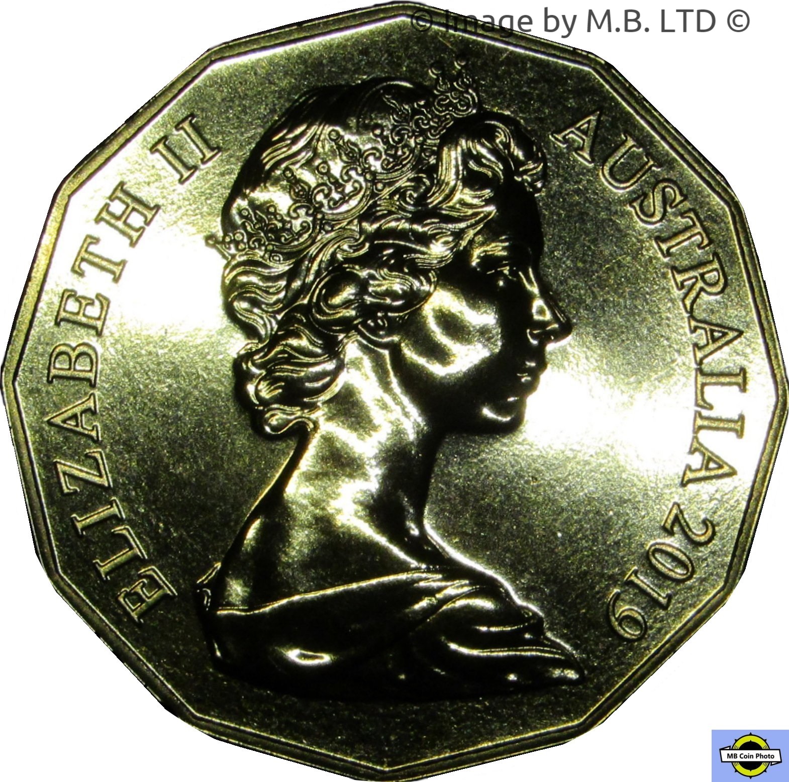 2019 50 Ce BU 50th Anniversary of Dodegagon 50c MS