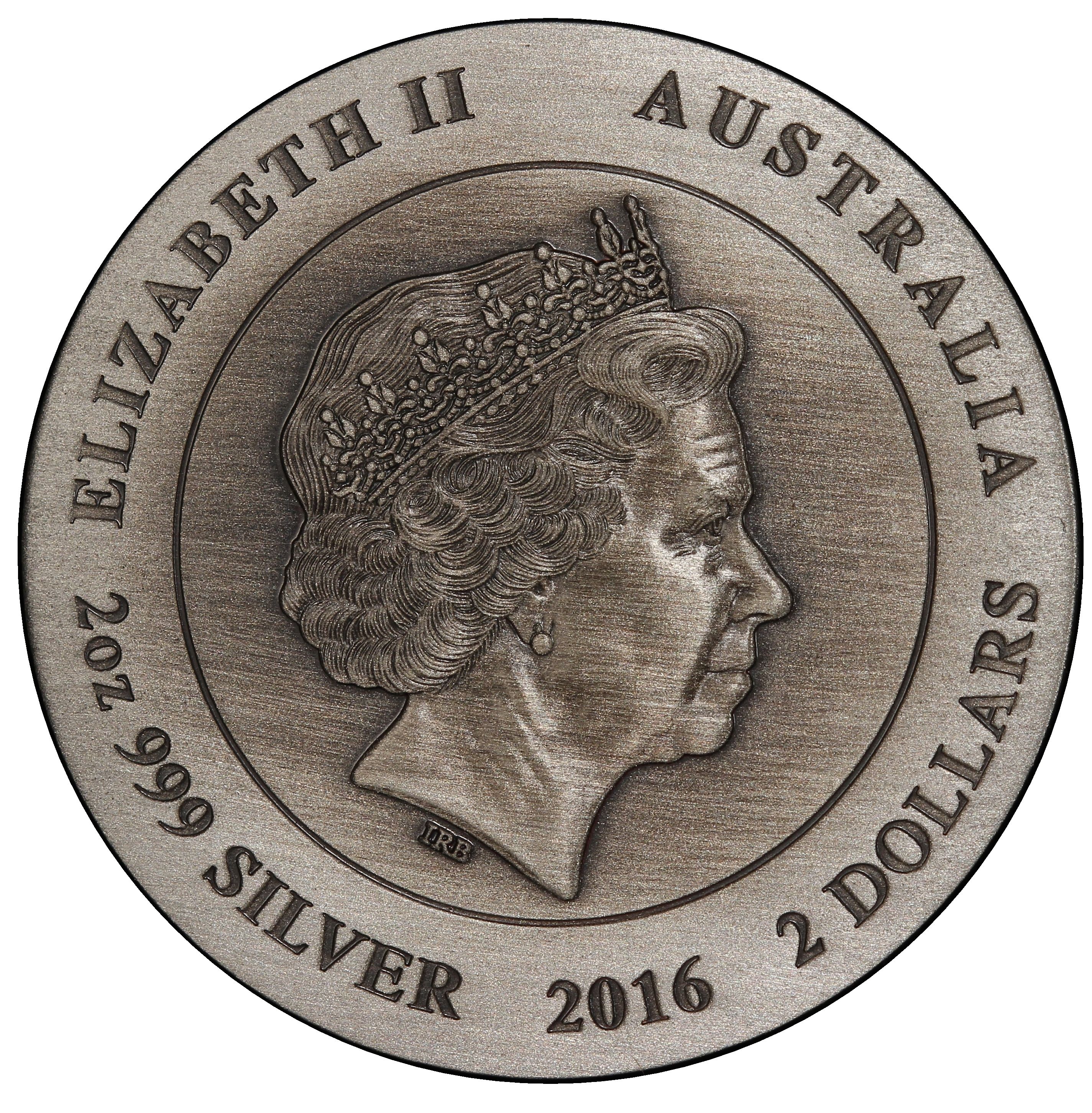 2016 P 2 Do High Relief; Antique Finish MS