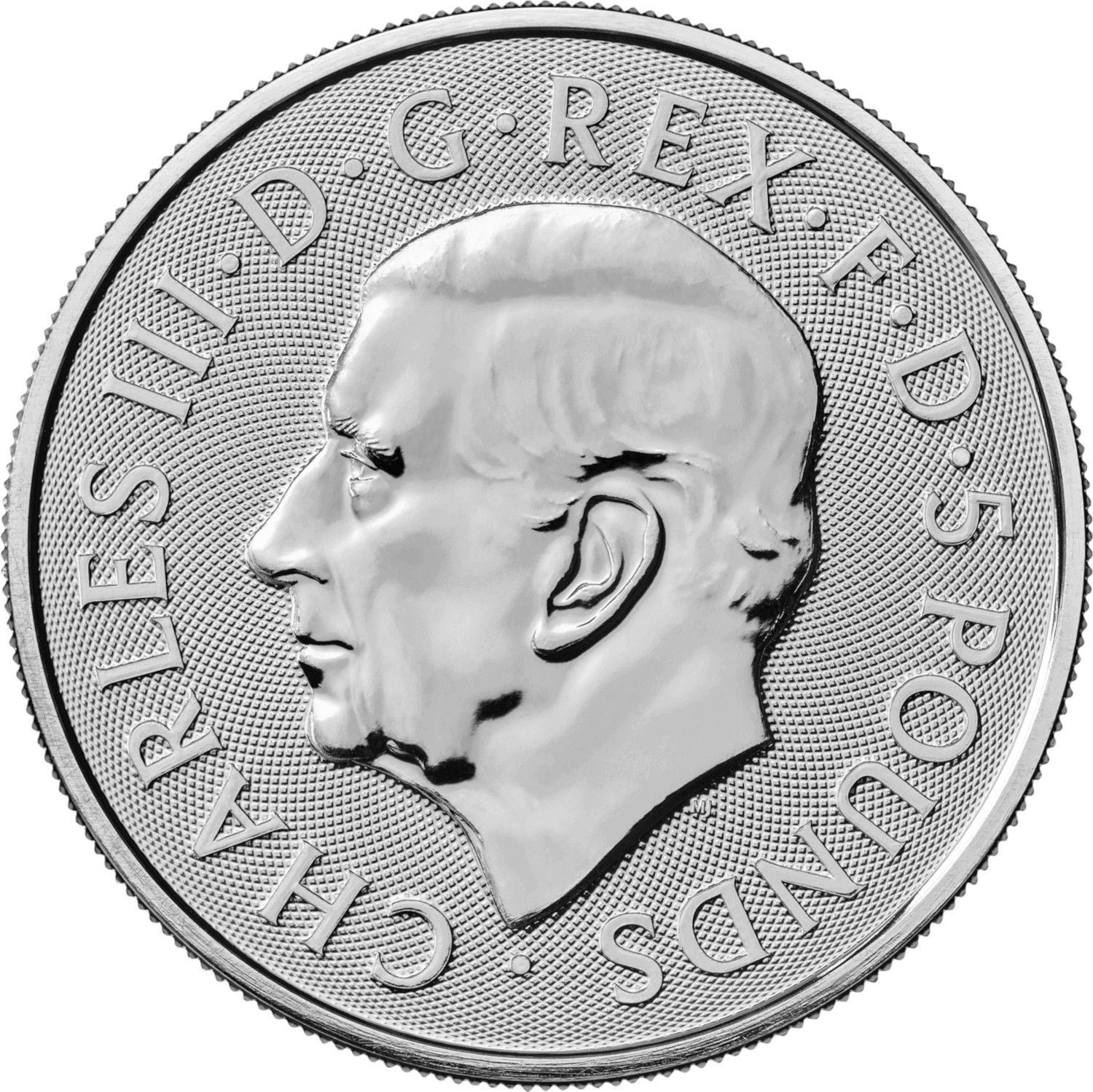 2023 £5 Silver, Charles III, Bull of Clarence MS